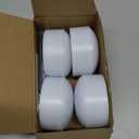 4 Pieces Halloween LED Pumpkin Lights with Remote 16 Multi Colors Timer Colored Puck Light Battery Operated Flameless LED Jack O Lantern Lights for Home Outdoor Decorations (White)