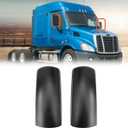 High Soar Door Mirror Covers for Freightliner Cascadia 2008-2015,Replacement Door Mirror Cover for Cascadia Trucks 2008-2015 Driver Left Side Passenger Right Side（Black,A Pair）