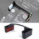 JWWY Update Gear Tray for 2018-2025+ Jeep Wrangler JL JLU & Gladiator JT 4xe Gear Shift Shifter Storage Box Center Console Compartment Organizer Bin, Interior Accessories, Matte Black (Patent Design)