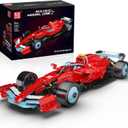 Mould King Racing Car Building Block Set, 1401 Pcs Detailed Super Car Model Kit, 1:8 Scale Sport Car Build and Display Home Decoration, Building Set for Adults