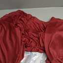 10x10FT Burgundy Backdrop Curtains for Wedding Parties, Wrinkle Free Photo Backdrop Curtains for Wedding Birthday Party Baby Shower, Fabric Drape with Rod Pockets 5ft x 10ft, 2 Panels