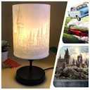 YiMOO Harry Magic Lamp, Potter Table Lamp Birthday Christmas Gifts for Girls Women Boys, Night Light Bedroom Accessories Collectable Merchandise Party Decoration