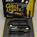 SIMLIX Grill Light Gifts for Men: 2 Pack LED Barbecue Lights for Outdoor Grill, Unique Grilling Gifts for Dad Husband Mens Gifts for Valentines Day, Smoker Grilling Accessories for Night BBQ