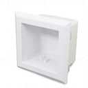 Highcraft TC100 Universal Inlet/Outlet Box Replacement White ABS
