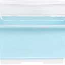 Operitacx Kitchen Dish Drying Rack Box with Lid 13X10.2X7.9 Inch Cutlery Organizer for Bowls and Chopsticks Covered Storage Solution for Home and Restaurant