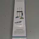 Wall Mount Broom Mop Holder Hanger Garden Tool Organizers Rack Garage Laundry Room Organizations and Storage with Hooks Heavy Duty (Black)