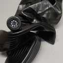 Trideer Ball Chair - Yoga Ball with Base & Bands for Home Gym Workout (L(23-26ines/58-65cm), Black)