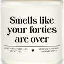 Niyewsor 50th Birthday Gifts for Her Him, Fifty Birthday Candle, 1976 50th Birthday Decorations for Women Men, 50 Year Old Bday Gifts for Friend, Sister, Mom, Dad, Handmade, 7oz