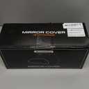 A-Premium Passenger Side Rearview Mirror Cover Cap - Compatible with Honda Civic 2016 2017 2018 2019 2020 - Smooth Black