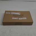 Amagic Pure White Flameless Candles, Battery Operated Candles, Acrylic Flickering LED Pillar Candles with Remote Control and Timer, 3D Wick, Yellow and Blue Glow, D2.2 xH5 6" 7", Set of 9