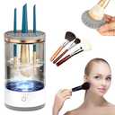 Electric Makeup Brush Cleaner - Automatic Spinning Makeup Brush Cleaner,Multi-Use Cosmetic Brush Cleanerfor All Size Makeup Brushes