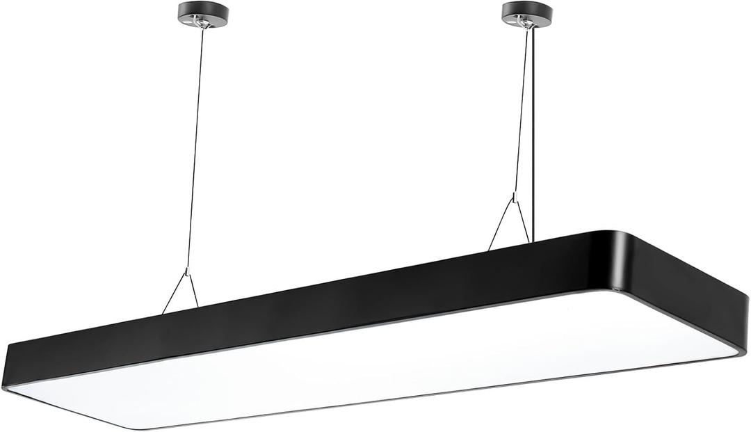 LED Billiard Pool Table Light for 7'-8' Billiard Table Hanging Light, 60w LED, 3 Lighting Modes with Remote Control for Game Room Coffee Shop