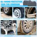 RV Tire Covers, Trailer Tire Covers,Waterproof UV Resistant Trailer Wheel Covers for Camper, SUV, Trucks, Universal All-Round Protective Covers fit Tire Diameters 27''-30'',2 Pack(Gray)