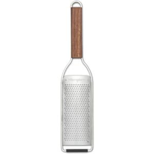 Microplane Master Series Wood Handle Stainless Steel Frame Fine Blade Cheese Grater