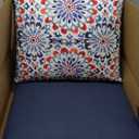 Arden Outdoor Deep Seat Cushion Set, 22 in x 24 in, Weather-Proof, Rain-Proof, Fade Resistant Patio Cushion Clark Blue