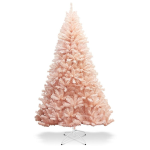 6 ft. Artificial Unlit Christmas Tree Hinged Full Fir Tree with Metal Stand Holiday Season