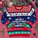 Ugly Christmas Sweater - Ugly Knitted Sweaters - Gifts for Christmas (X-Large)