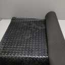 Rubber-Cal Diamond-Plate Rubber Flooring Rolls - 3 mm x 4 ft x 3 ft Rolls - Black