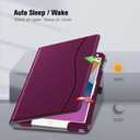 Fintie Case for iPad 9th / 8th / 7th Generation (2021/2020/2019) 10.2 Inch - [Corner Protection] Multi-Angle Viewing Stand Cover with Pocket & Pencil Holder, Auto Sleep Wake, Purple