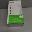 Buzbug LED Bug Zapper Indoor Outdoor, 10 Years Lifespan, 6.5ft Power Cord, IPX4 Waterproof, High-Voltage, Mosquito Zapper, Fruit Fly Mosquito Moth Gnat Trap Killer Zapper -MO008C (Pewter)