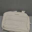 BAGSMART Travel Toiletry Bag, Crush Toiletry Bag for Women, Wide-open Puffy Toiletry Bags for Traveling, Large Travel Cosmetic Makeup Bag Organizer for Accessories,Toiletrie, Beige