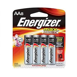 Energizer Max Alkaline AA Batteries 8 ea