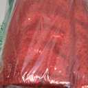 B-COOL Rectangle Sequin Tablecloth Christmas Red Table Cloth 60x102inch Seamless Wedding Red Sequin Fabric Linens Overlay for Mother's Day Valentines Decoration