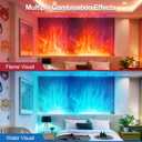 Wave Wall Light, 30W Smart RGBW Water Ripple Projector for Wall Decor – WiFi/App/Voice Controlled LED Wave Light, Color Changing Dimmable Wall Wash Lamp with Music Sync, Timer, 16M Colors