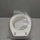 Carex Toilet Seat Riser, Round Raised Toilet Seat Adds 3.5 inches to Toilet Height, for Assistance Bending or Sitting, 300 Pound Weight Capacity Toilet Riser