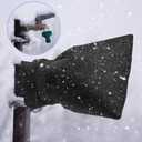 2 x Kuuqa Outdoor Faucet Cover Socks for Freeze Protection, Set of 2(Black)