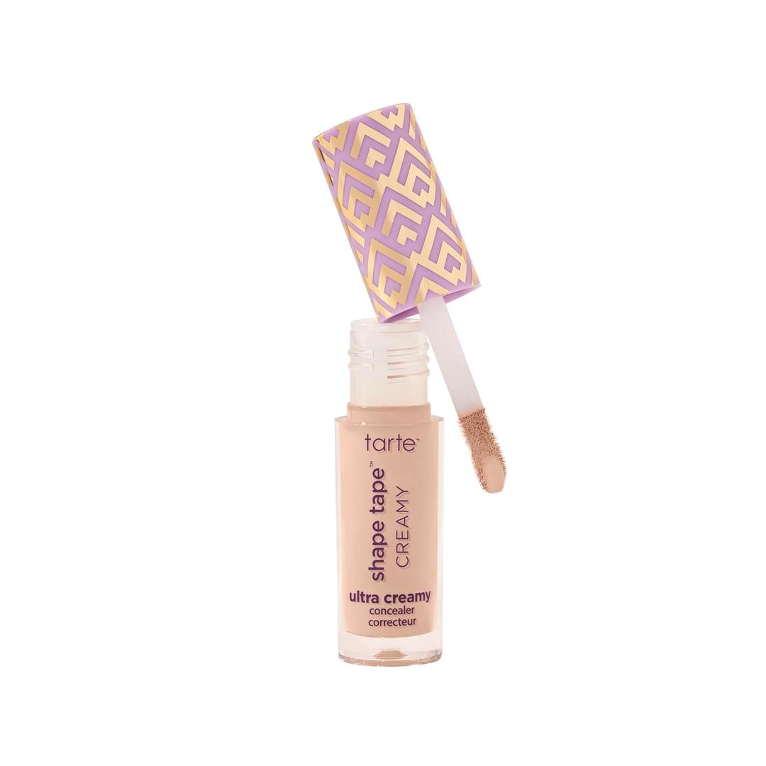 tarte shape tape creamy concealer  Full-Coverage, Hydrating, Natural Matte Finish Formula for Under Eye, Dark Circles, Fine Lines, Redness, Dermatologist-Tested, Vegan, Cruelty-Free (22B light beige (light skin with cool, pink undertones ))