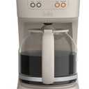 BELLA 12 Cup Programmable Coffee Maker, Reusable Dishwasher Safe Accessories, Easy LCD, Auto Shutoff, 900 watt, Oatmilk