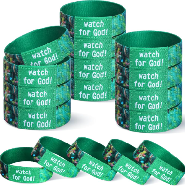 Liliaafar 50 Pack Vbs 2026 Bracelet Glow in the Dark Gospel Silicone Wristbands Illumination Patterned Religious Decorations Bible Rubber Bracelets Bulk for Vbs Event Activities Christian Party Gift