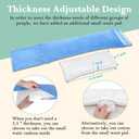 Lumbar Support Pillow for Sleeping Lower Back Sciatic Nerve Pain Relief Lumbar Roll for Office Chairs & Bed Body Pain Relief Side Sleeping Lumbar Cushion for Sciatica, Herniated Disc, Scoliosis