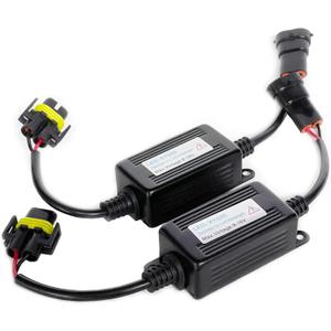 SOCAL-LED LIGHTING H11 H8 5202 LED Decoder Upgraded Strong Canbus Error Code Warning Canceller Anti Flicker Relay Adapter, Pack of 2
