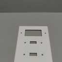 Bates Combination Wall Plate, 1Pack, Double Toggle/Single Decorator, White Light Switch Cover, Outlet Cover, Double Switch Covers