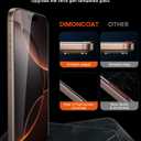 DIMONCOAT 4-Pack TOP 9H+ Glass for iPhone 16 Pro Screen Protector 6.3"[Auto Alignment Kit] [10X Military Protection] UNBREAK Tempered Glass Flim for iPhone 16 Pro 6.3 inch Case-Friendly (HD Clear)