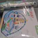 Baby Gym Play Mat, 8-in-1 Tummy Time Mat & Ball Pit with 6 Toys, Washable Baby Activity Play Mat for Visual, Hearing, Sensory, Motor Development, Baby Toys Gift for Toddler Infant 0-3-6-9-12 Months