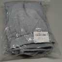 GORGLITTER Men's Cargo Baggy Sweatpants Drawstring Elastic Waist Wide Leg Sweatpants Light Grey Large