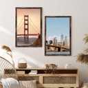 BESCRCL 20x30 Picture Frame Brown, Poster Frames Wall Hanging, Display Pictures 20 x 30 without Mat, 1 Pack