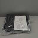 Laundry Hamper with Lid,Bamboo Large Waterproof Clothes Laundry Basket,Removable Washing Bags with Handles,clothes basket (Black)