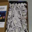 Permanent Outdoor Lights, 100ft Smart Eave Light with 72 LED Lights, IP67 Waterproof, App Control, Outdoor Christmas Lights, DIY RGB+IC Light for House Christmas Decorations, White