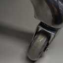 Saddle Stool Chair with Wheels,Ergonomic Swivel Rolling Height Adjustable for Salon Beauty Clinic Dentist Tattoo Home Office (Camel)