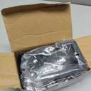 Brush Wall Plate with Bracket, Cable Pass Through Insert Single Gang Decorator Wall Cover for Low Voltage Cables, Cord Hider for Wall Mount TV, Home Theater System, Black (2-Pack)