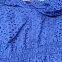RUMIA Womens Dresses 2026 Summer V Neck Eyelet Lace A Line Short Dress XL