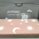 Joypony Baby Play Mat 71x59 Inches, Foldable Play Mats for Babies and Toddlers, Waterproof & Anti-Slip Portable Baby Floor Mat for Tummy Time, Baby Mat for Floor with Travel Bag for Indoor Outdoor