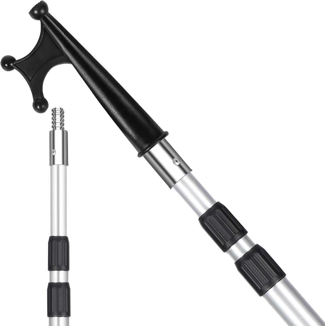 Boat Hooks for Docking,Telescoping Boat Hook,Sturdy and Lightweight Push Pole for Boat Accessories