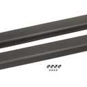 Bushwacker Ultimate BedRail Caps - SmoothBack w/ Stake Holes | 2-Piece Set, Black, Smooth Finish | 48503 | Fits 2001-2006 Chevrolet/GMC Silverado/Sierra 1500/2500HD/3500 (Excludes Flareside) 6.5' Bed
