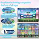 2 PCS Soccer Cup Schedule 2026 Poster Soccer Party Decoration Wallchart Showcase Waterproof Office Home Backdrop Banner Merchandise Football Fans Gifts 33x24"