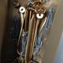 10 Pack 5 Inch Cabinet Pulls Champagne Bronze Kitchen Handles Zinc Alloy Drawer Pulls Solid Cabinet Hardware (5'' Hole Center(128mm))